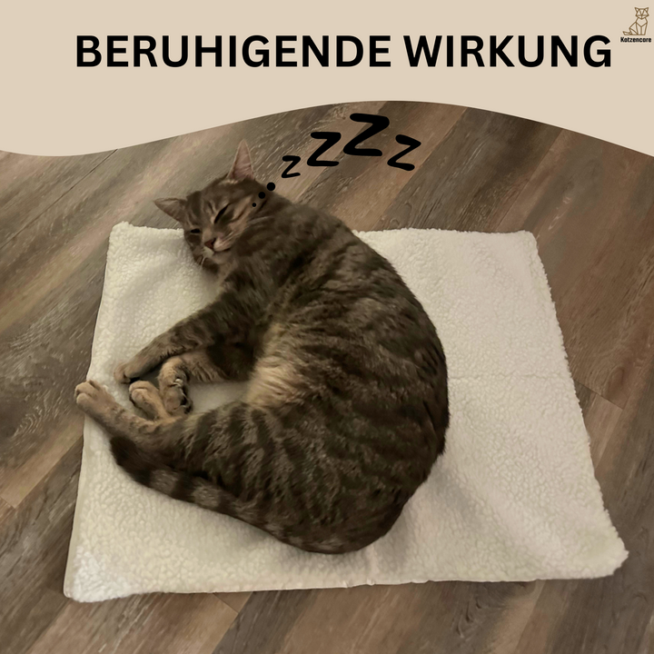 Selbstwärmende Katzenmatte | Weich | Komfortabel | Isolierend | Warm-Kaffeebraun – 60 x 45 cm-Luzern Mode