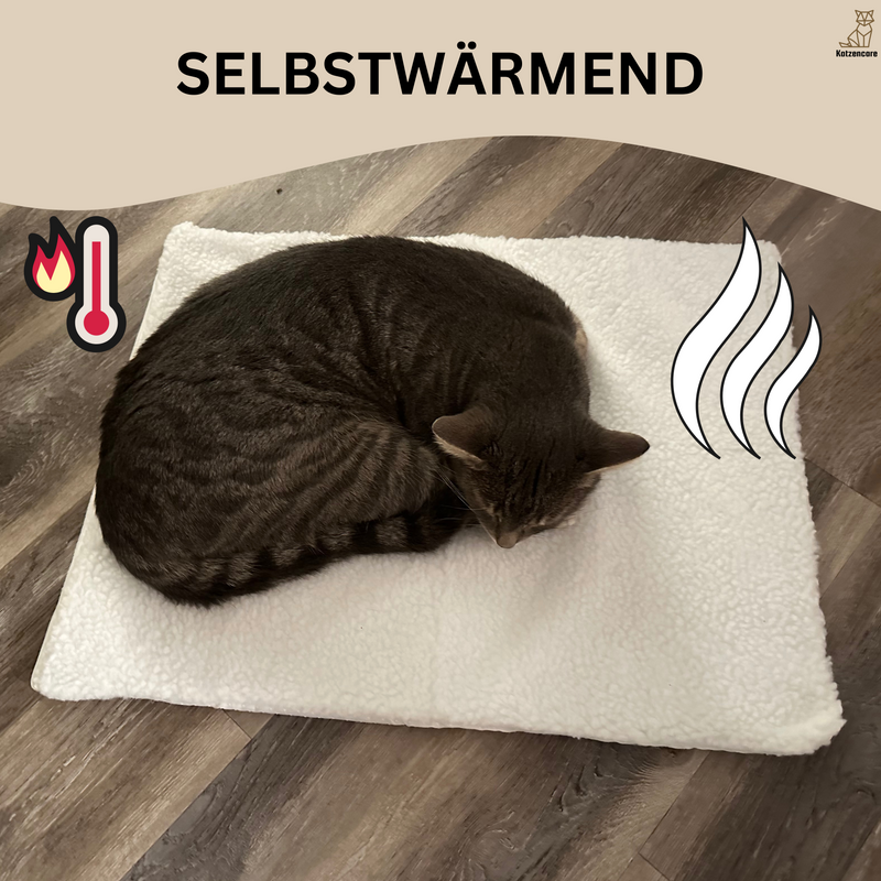 Selbstwärmende Katzenmatte | Weich | Komfortabel | Isolierend | Warm-Luzern Mode