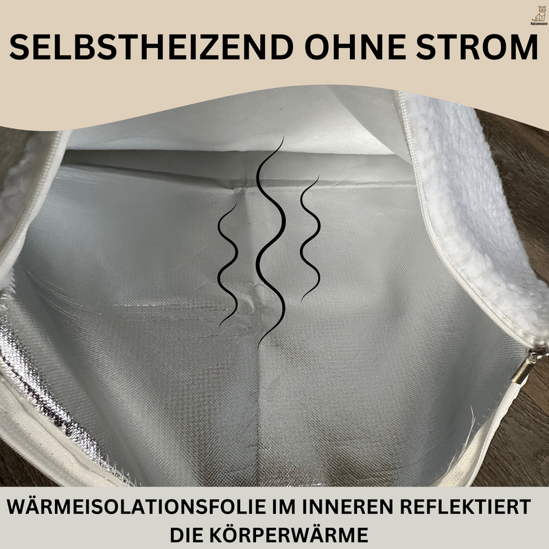 Selbstwärmende Katzenmatte | Weich | Komfortabel | Isolierend | Warm-Luzern Mode