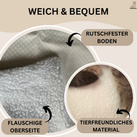Selbstwärmende Katzenmatte | Weich | Komfortabel | Isolierend | Warm-Luzern Mode