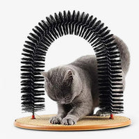 Katzen-Massagebogen | Kratzen | Kämmen | Selbstpflege | Schwarz | Pflegend-Luzern Mode