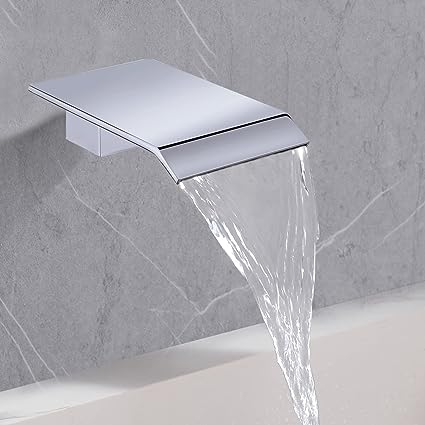 Wandhahn | Sensor | Modern | Kontaktlos | Messing | Glatt | Wasserfall-Luzern Mode