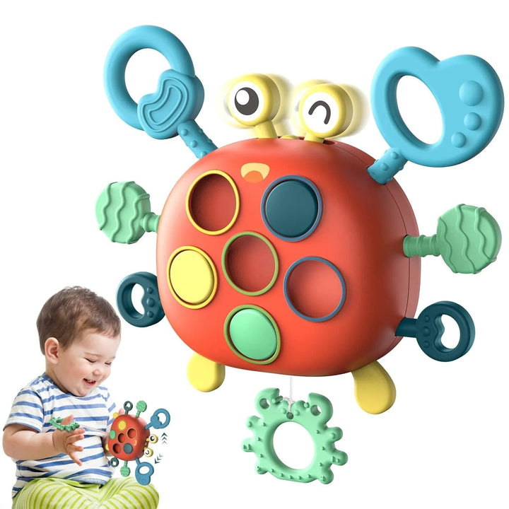 Babyspielzeug | Krabbe, Interaktiv, Motorikfördernd, Sensorisch, Stimulierend-Luzern Mode