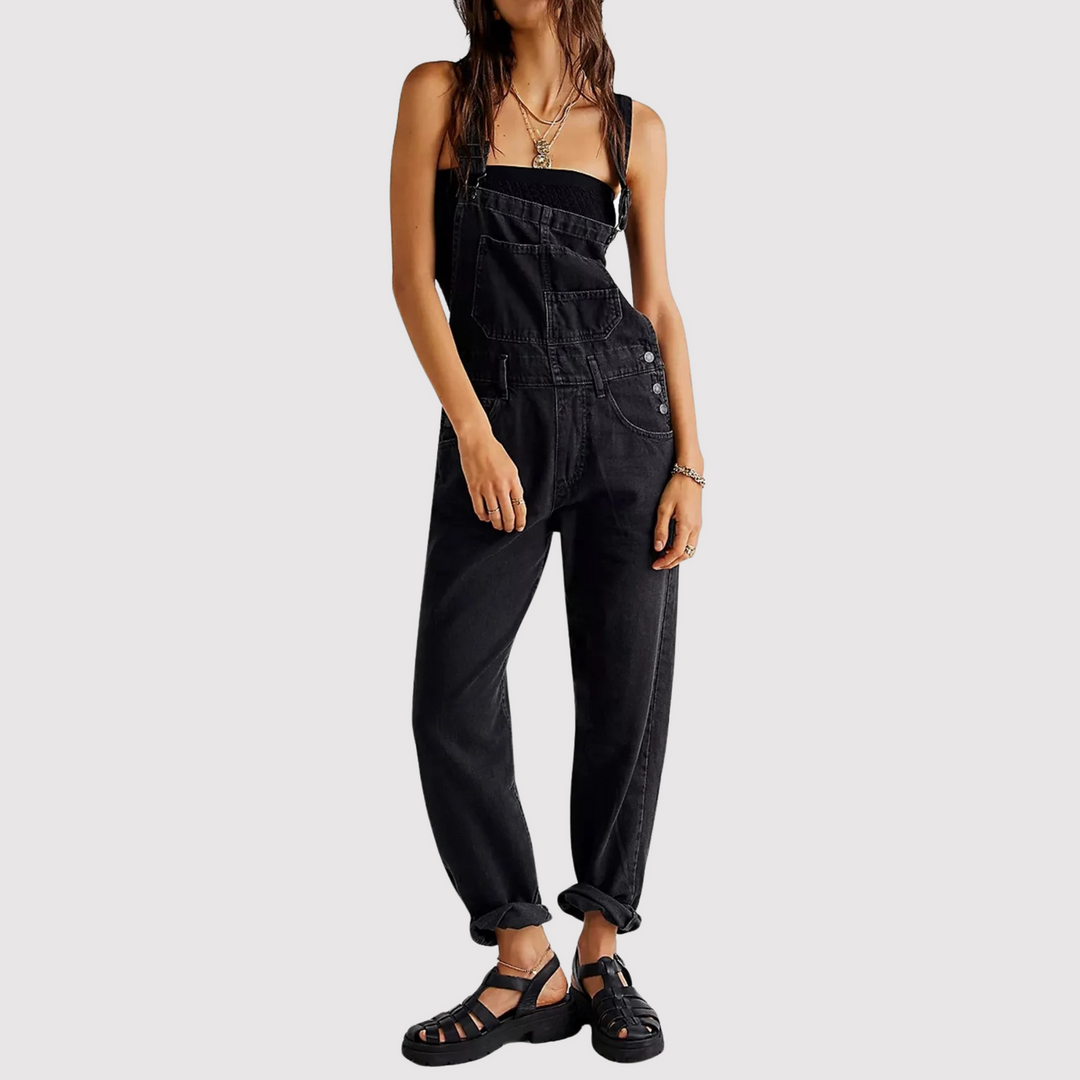 Denim Damen Latzhose mit Relaxed Fit – Serena
