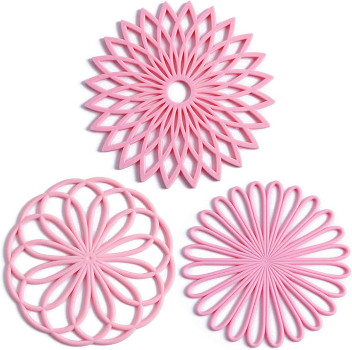 Untersetzer | Vielseitig Hitzebeständig Langlebig Silikon Rutschfest-Pink-Luzern Mode