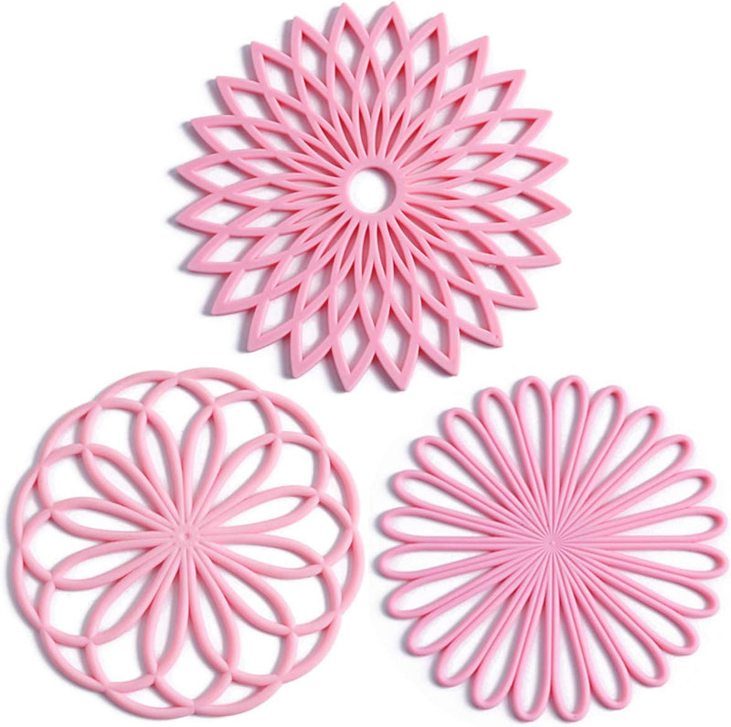 Untersetzer | Vielseitig Hitzebeständig Langlebig Silikon Rutschfest-Pink-Luzern Mode