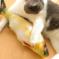 Katzenspielzeug | Fisch Beweglich Aufladbar 4 Stück USB Fit Gesundheit-Luzern Mode