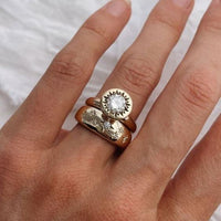 Ring-Set | 3-teilig Gold Silber Handgefertigt Vintage Verstellbar Einzigartig-6-Luzern Mode