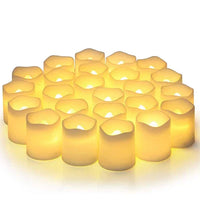 LED Kerzen | 24 Stück Stimmungsvolle Gemütlich Stilvoll Sicher Nachhaltig-Luzern Mode