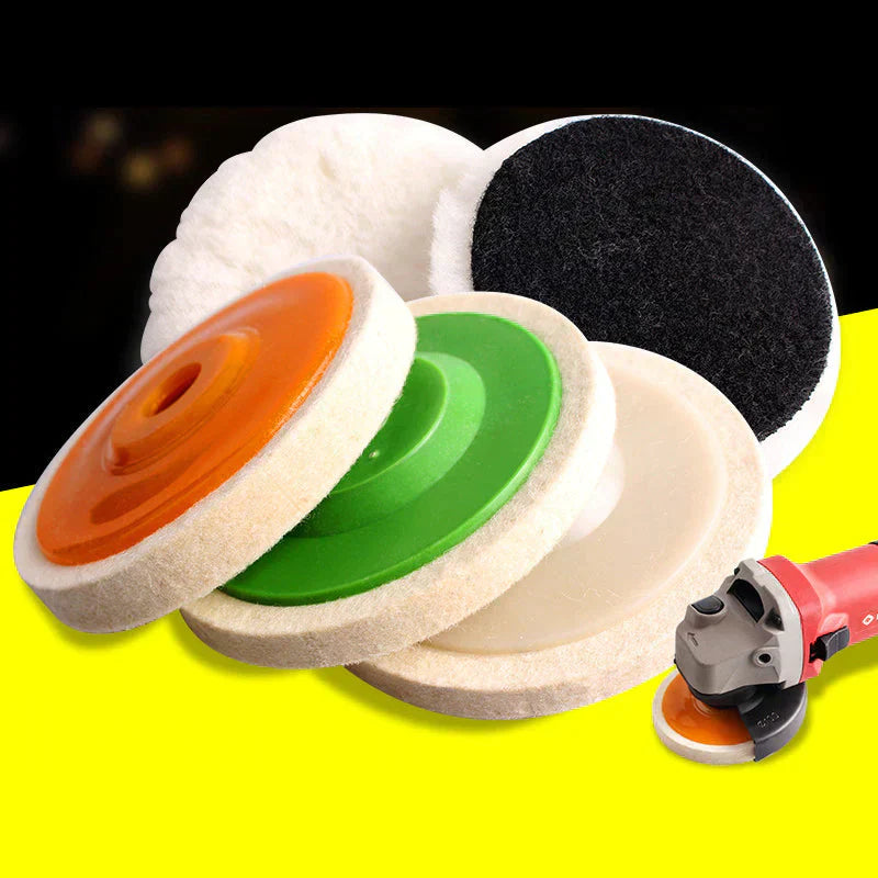 Polierpads-Set | 3-teilig | Wolle | Multifunktional | Effektiv-Luzern Mode
