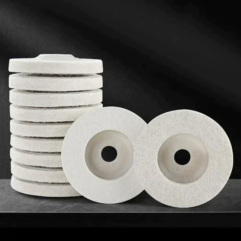 Polierpads-Set | 3-teilig | Wolle | Multifunktional | Effektiv-Luzern Mode