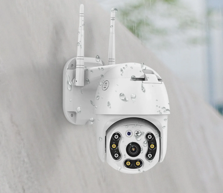 Überwachungskamera-Set | 4 Stück | WiFi | SD-Karte | App | Live-Luzern Mode