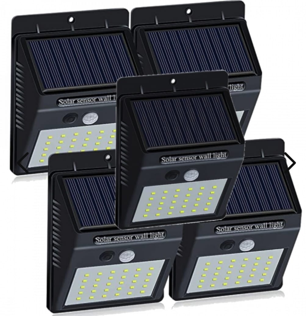 LED Außenlampen | Set von 5 | Solar | Nachhaltig | Hellig | Kompakt | IP65-Luzern Mode