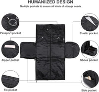 Konvertierbare PU-Leder-Kleidungs-Duffel – Handgepäck Weekender Reisetasche