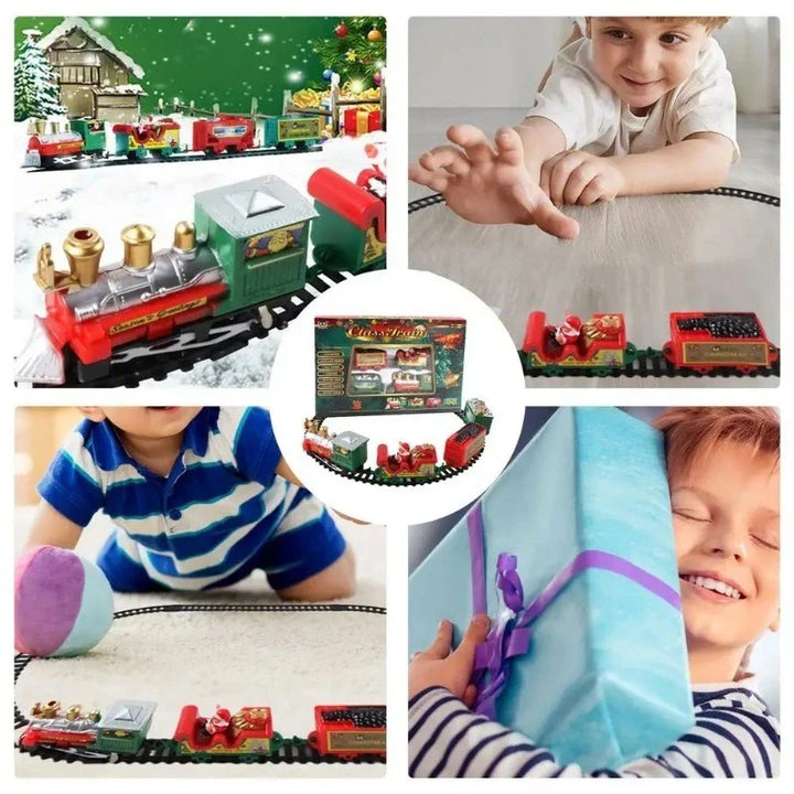 Elektrische Weihnachtsbaum-Eisenbahn für festliche Deko – FestExpress