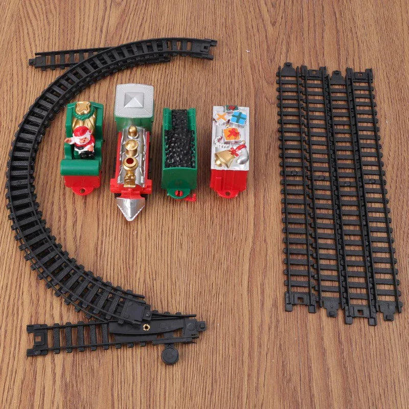 Elektrische Weihnachtsbaum-Eisenbahn für festliche Deko – FestExpress