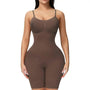 Bodysuit | Formend | Sanduhr | Ärmellos | Verstellbare Träger-Braun-S-Luzern Mode