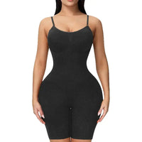 Bodysuit | Formend | Sanduhr | Ärmellos | Verstellbare Träger-Schwarz-S-Luzern Mode