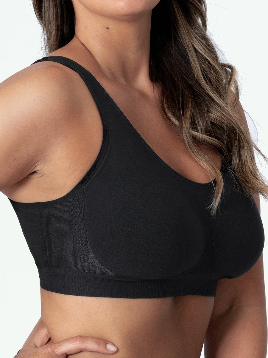 Shapewear Sport-BH | Nahtlos | Bügellos | Breite Träger | Halt-Luzern Mode
