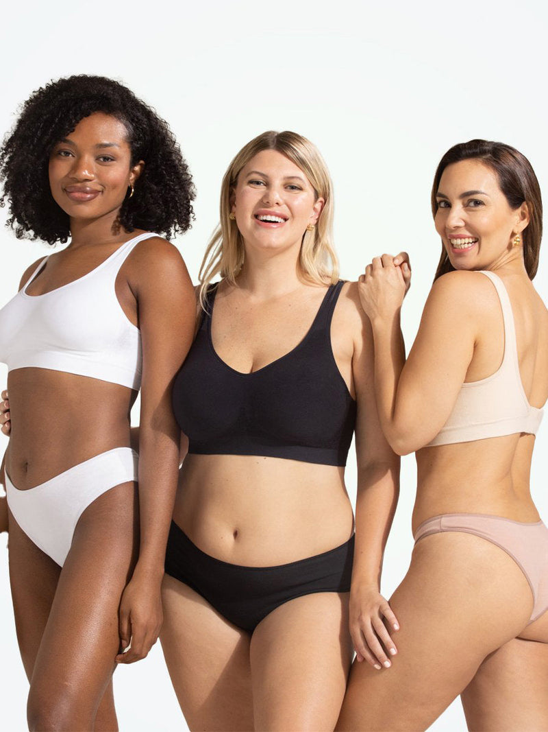 Shapewear Sport-BH | Nahtlos | Bügellos | Breite Träger | Halt-Luzern Mode