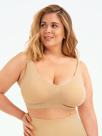 Shapewear Sport-BH | Nahtlos | Bügellos | Breite Träger | Halt-Luzern Mode