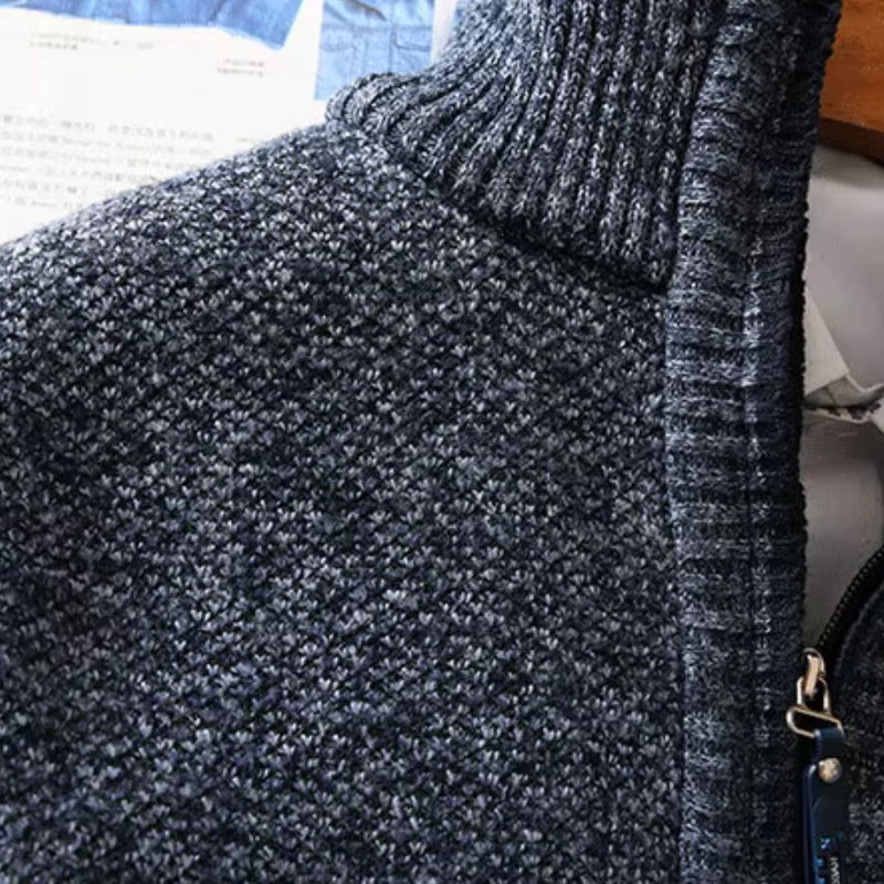Herren Rollkragenpullover aus Strick für kalte Tage-Luzern Mode
