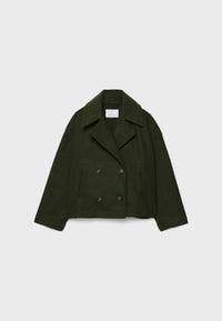 Herbstliche Kurzjacke im Doppelreiher-Stil – Clara