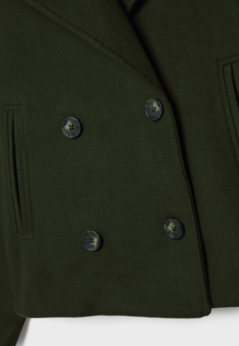 Herbstliche Kurzjacke im Doppelreiher-Stil – Clara