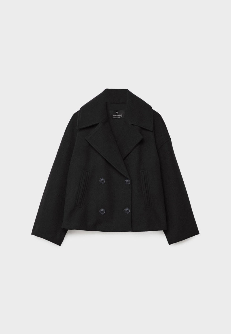 Herbstliche Kurzjacke im Doppelreiher-Stil – Clara
