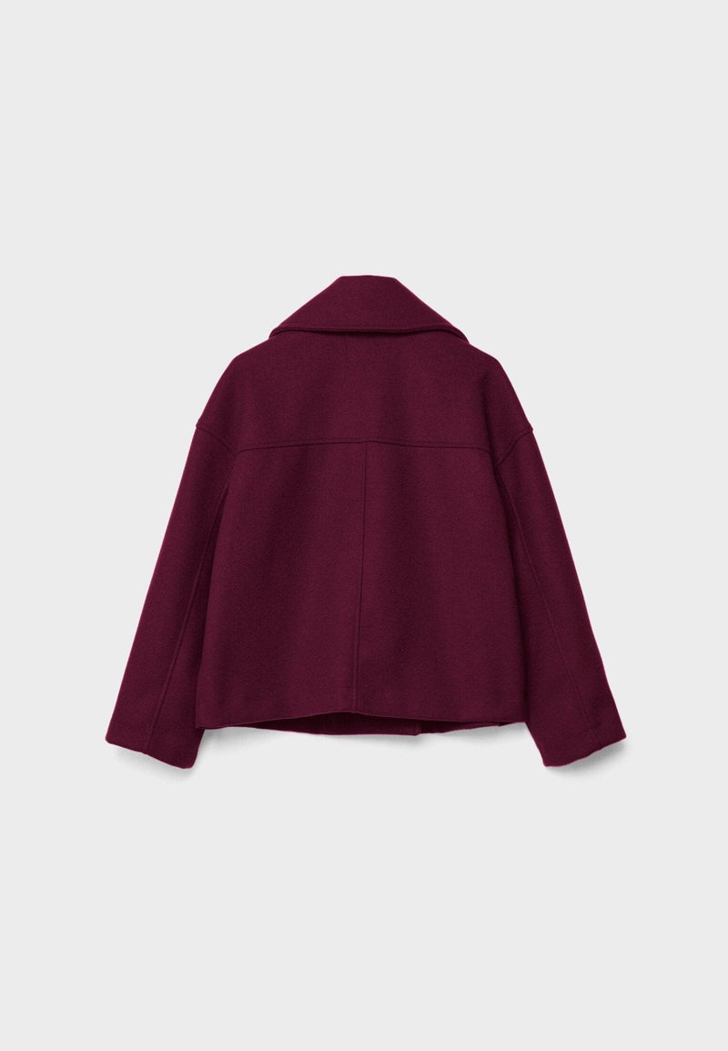 Herbstliche Kurzjacke im Doppelreiher-Stil – Clara