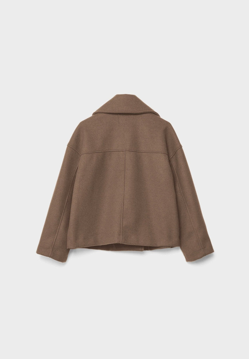 Herbstliche Kurzjacke im Doppelreiher-Stil – Clara