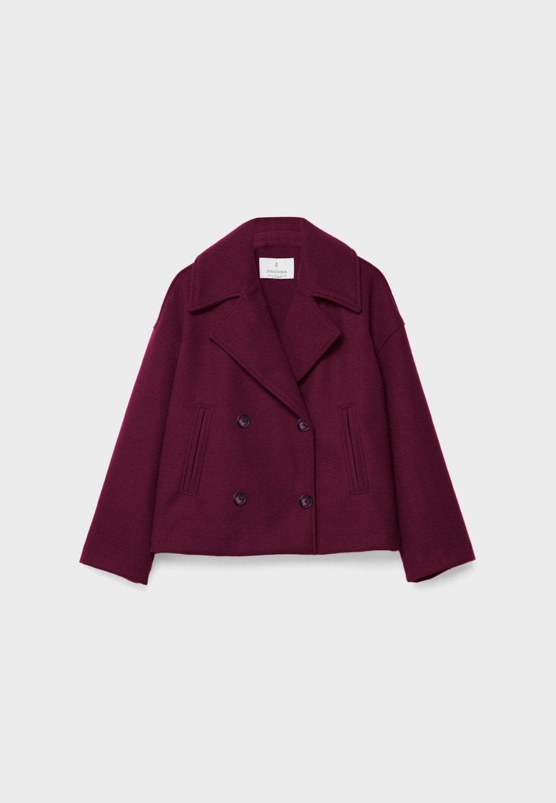 Herbstliche Kurzjacke im Doppelreiher-Stil – Clara