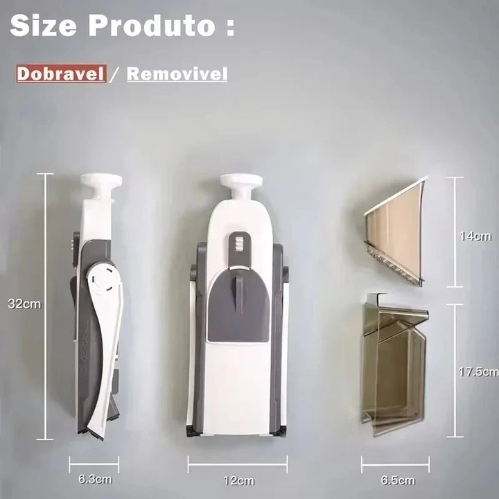 Gemüseschneider | Vielseitig Sicher 5-in-1 Langlebig VeggieChop Pro-Luzern Mode