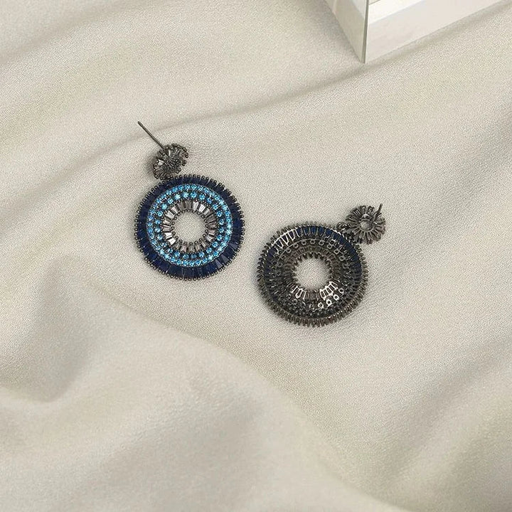 Böse-Auge-Ohrringe | Ohrstecker Einzigartig Silber Langlebig Stilvoll Blau-Luzern Mode