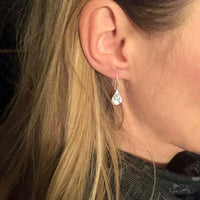 Silberne Ohrringe | Pusteblume Einzigartig Stilvoll Langlebig Raffiniert-Luzern Mode