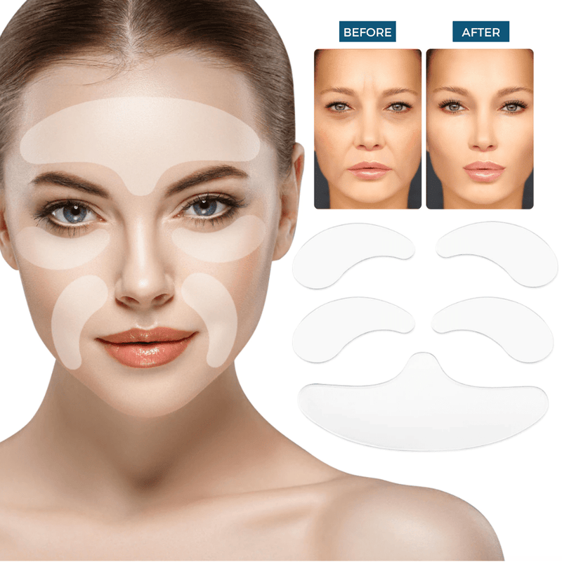 Anti-Aging Haut-Patches | Silikon | W Wiederverwendbar | Effektiv | Sanft-Luzern Mode