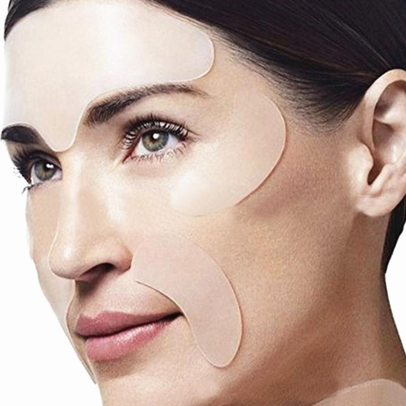 Anti-Aging Haut-Patches | Silikon | W Wiederverwendbar | Effektiv | Sanft-Luzern Mode
