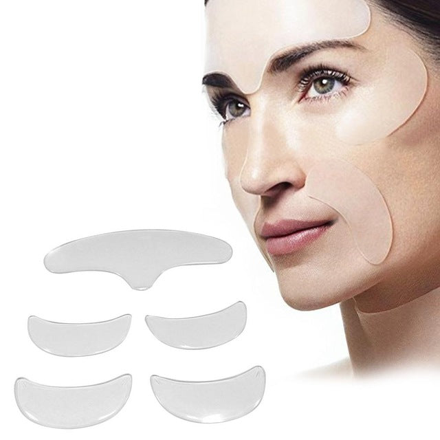 Anti-Aging Haut-Patches | Silikon | W Wiederverwendbar | Effektiv | Sanft-Luzern Mode