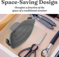 Pannen-Sieb | Hitzebeständiger Clip-On Silikon Universell Haltbar-Luzern Mode