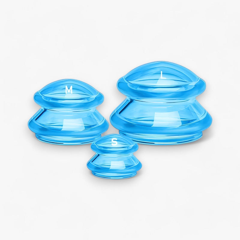 Cupping-Therapie-Set | 4-teilig Silikon Langlebig Einfach Verjüngend-Luzern Mode