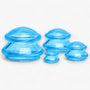 Cupping-Therapie-Set | 4-teilig Silikon Langlebig Einfach Verjüngend-Blau-Luzern Mode