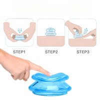 Cupping-Therapie-Set | 4-teilig Silikon Langlebig Einfach Verjüngend-Luzern Mode