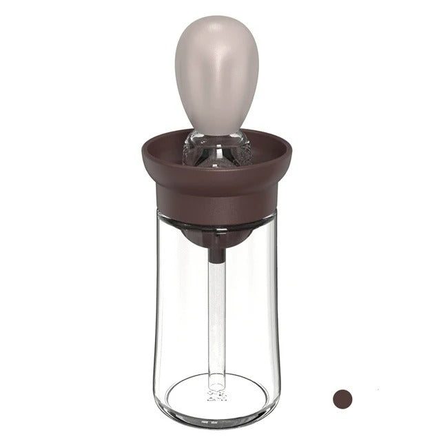 Ölflasche | Bürstenkopf Vielseitig Langlebig Silikon Kompakt Präzise-Braun-Luzern Mode