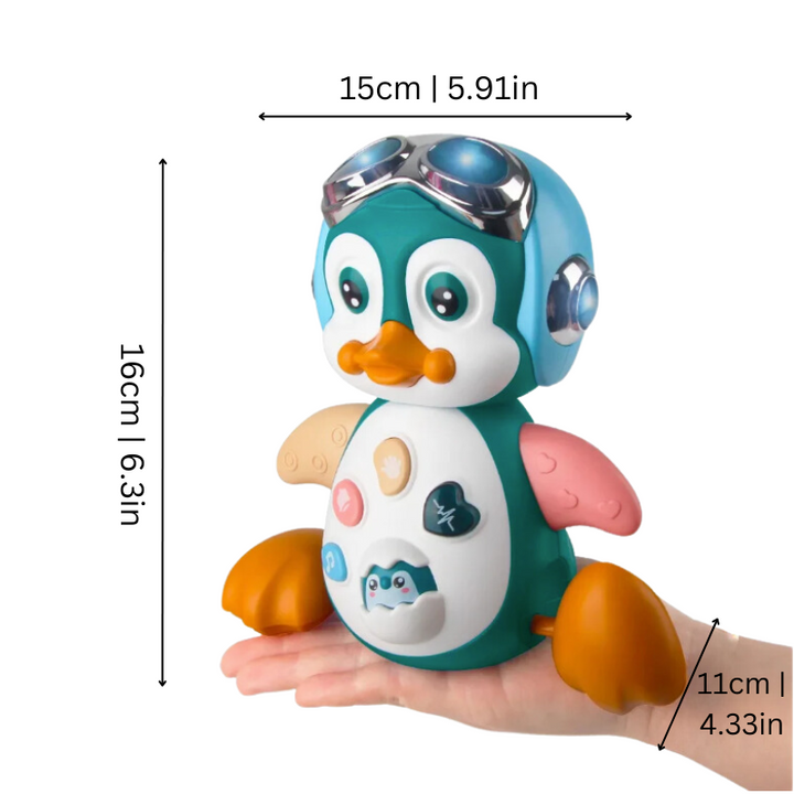 Singender Pinguin | Süßes Lichter-Musik-Spielzeug zur Förderung von Kleinkindern-Luzern Mode