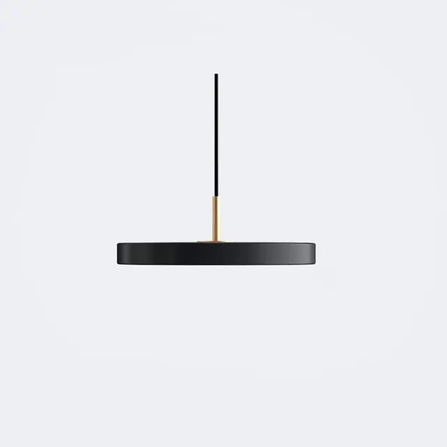 Hängelampe | Skandinavisch | Minimalistisch | Rund | Metall | Glas-Luzern Mode