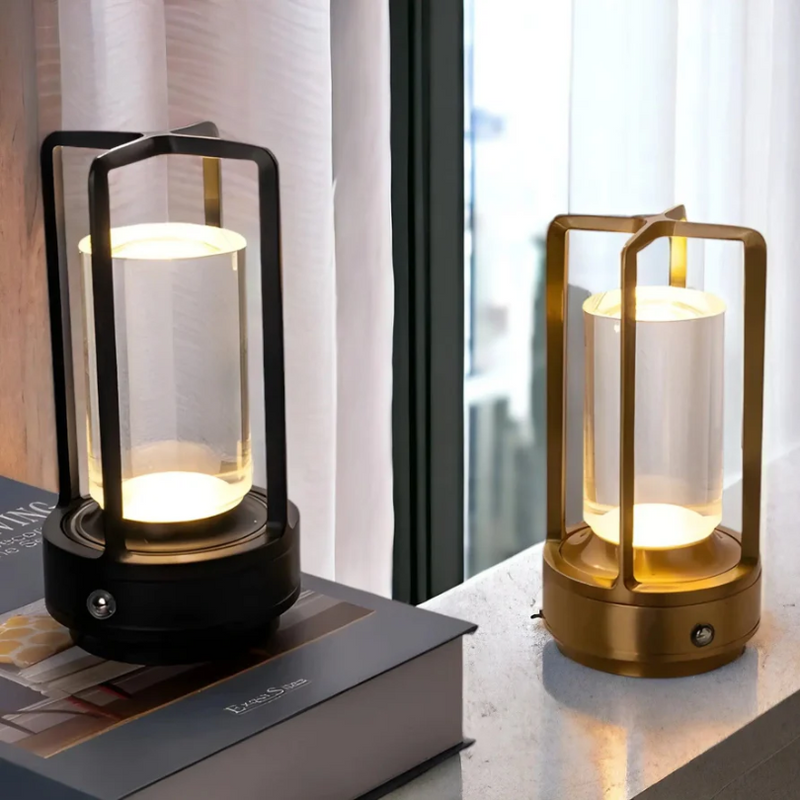 LED-Tischlampe | Wiederaufladbar Skandinavisch Langlebig Einzigartig Stilvoll-Gold-Luzern Mode
