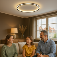 Runde Deckenleuchte | Skandinavisch Modern Stilvoll Vielseitig LED-Luzern Mode