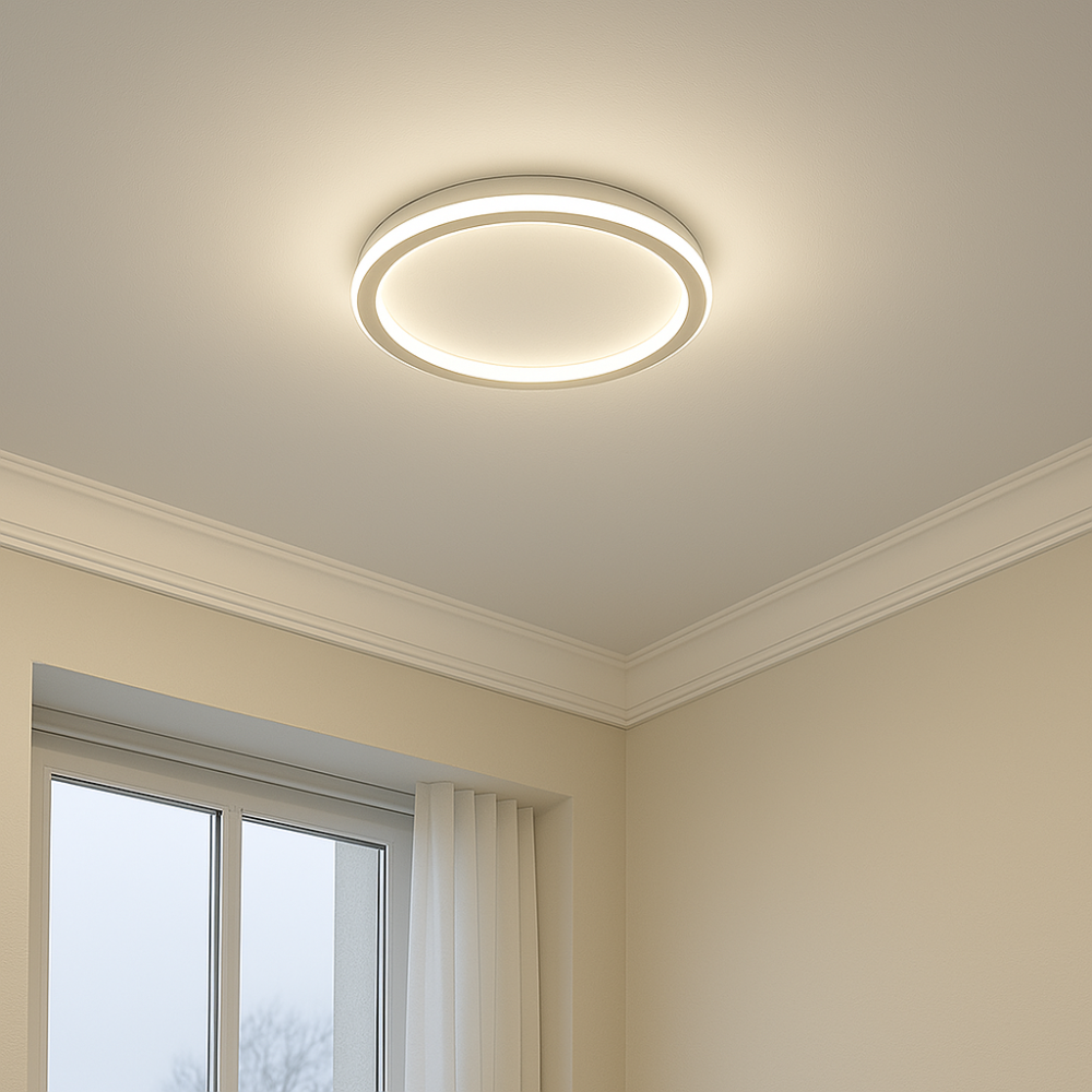 Runde Deckenleuchte | Skandinavisch Modern Stilvoll Vielseitig LED-Luzern Mode