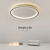Runde Deckenleuchte | Skandinavisch Modern Stilvoll Vielseitig LED-Luzern Mode