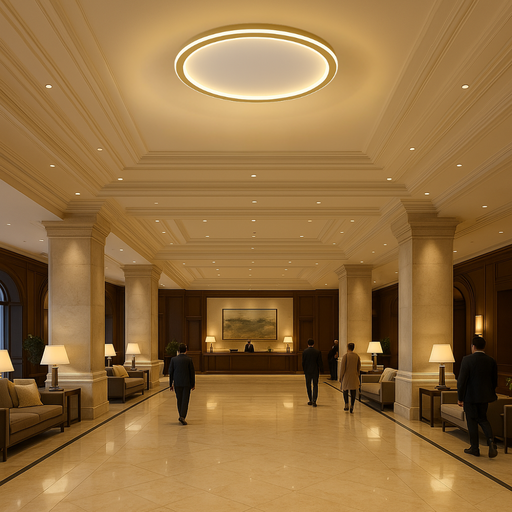 Runde Deckenleuchte | Skandinavisch Modern Stilvoll Vielseitig LED-Luzern Mode
